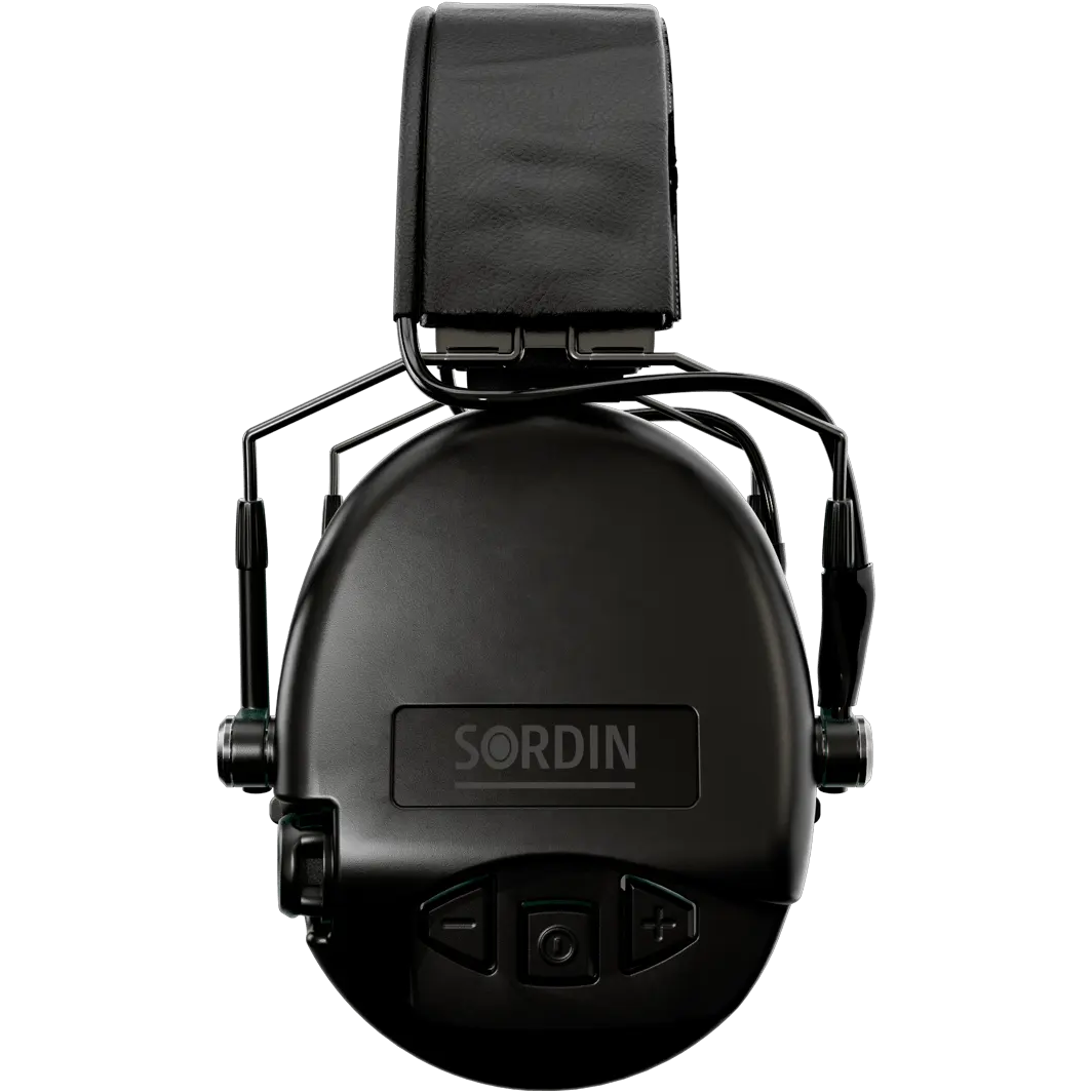 Sordin Supreme MIL AUX SFA Active Hearing Protection with Flexible Attenuation - NRR 24 dB