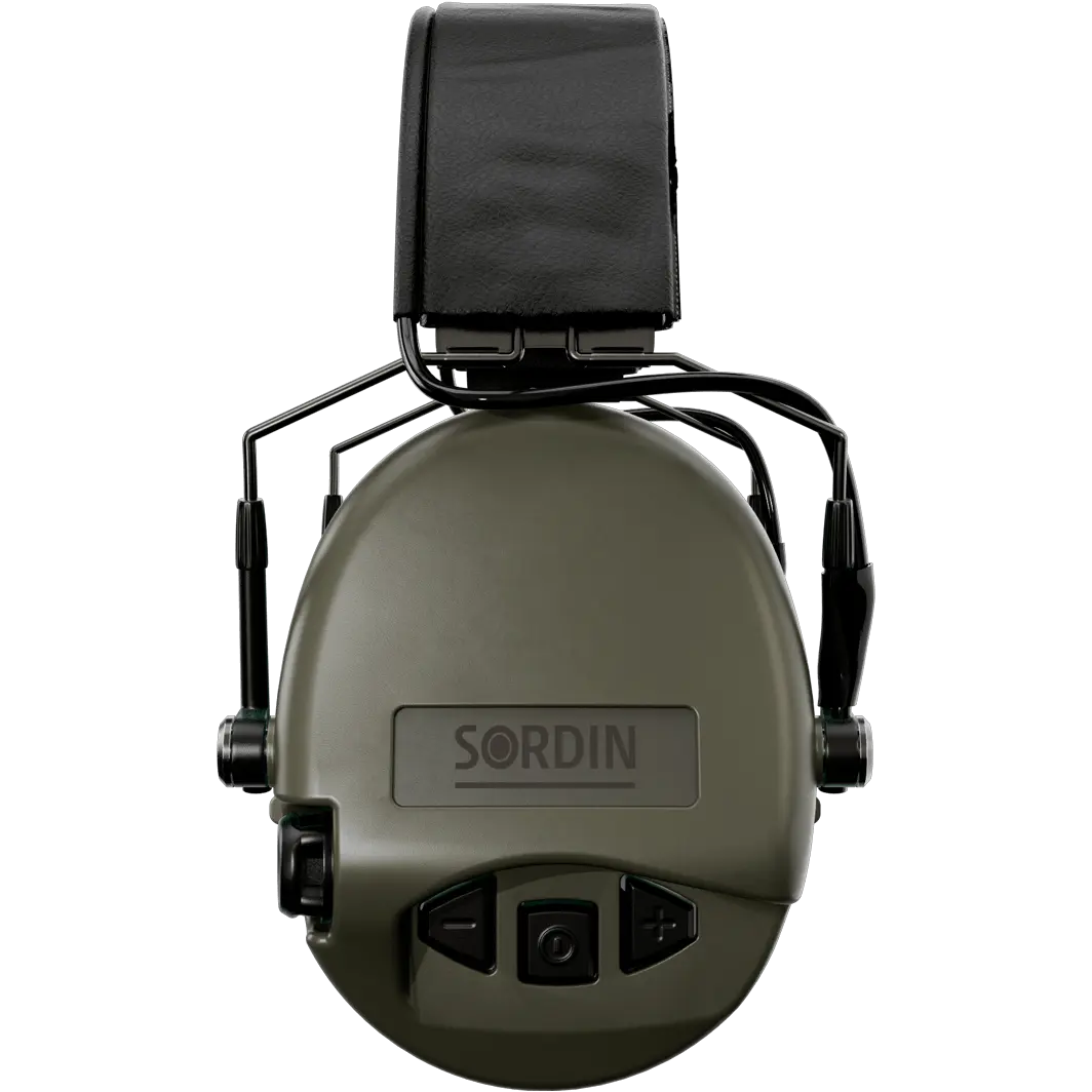 Sordin Supreme MIL AUX SFA Active Hearing Protection with Flexible Attenuation - NRR 24 dB