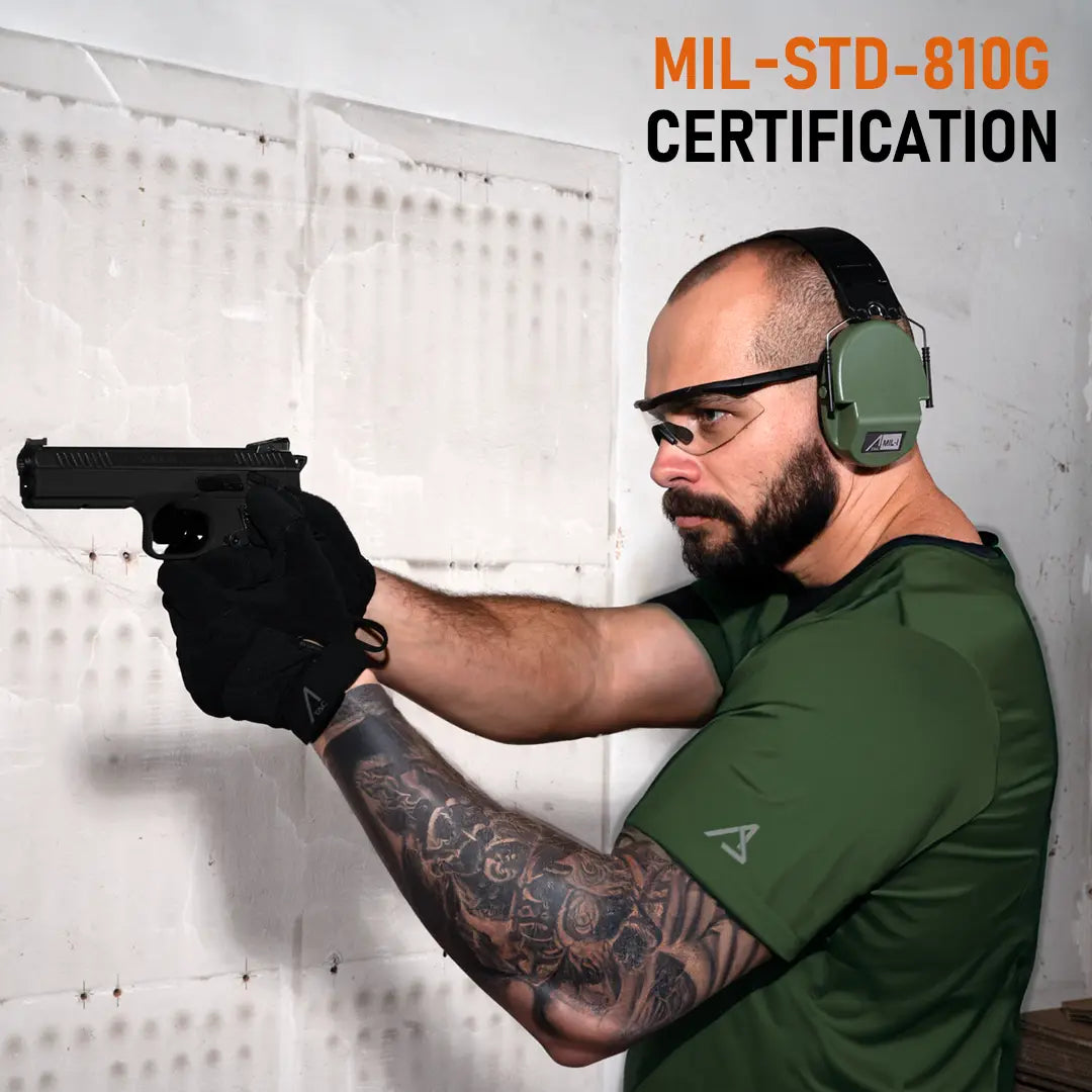 ACE Schakal MIL I Passive Hearing Protector - Lightweight and MIL-STD-810g Tested