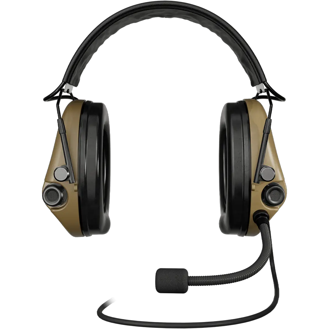 Sordin Supreme MIL CC Slim Active Shooting Earmuff with Nexus TP120 Plug