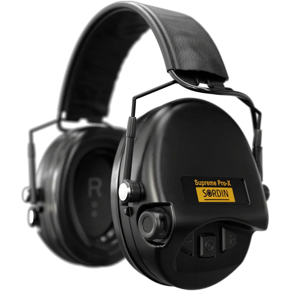 Sordin Supreme Pro-X SFA Active Shooting Earmuff with Flexible Attenuation