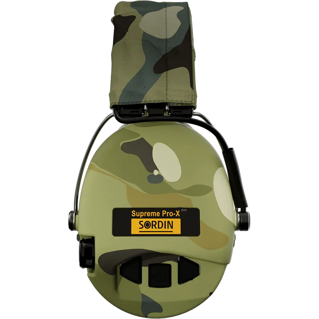 Sordin Supreme Pro-X LED Active Shooting Earmuff LED Light & Gel Cushions