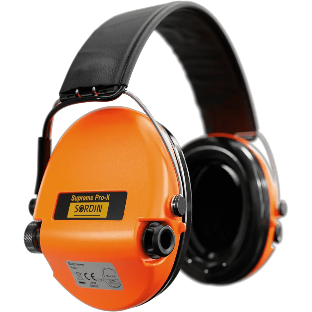 Sordin Supreme Pro-X Active Shooting Earmuff with Gel Cushions