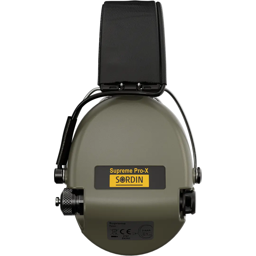 Sordin Supreme Pro-X Active Shooting Earmuff with Gel Cushions