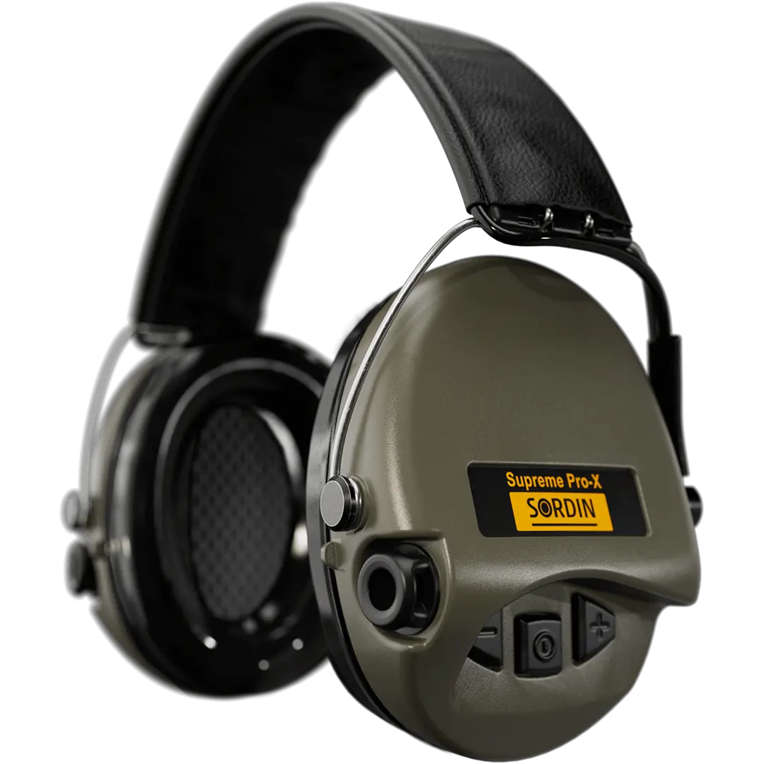 Sordin Supreme Pro-X Active Shooting Earmuff with Gel Cushions