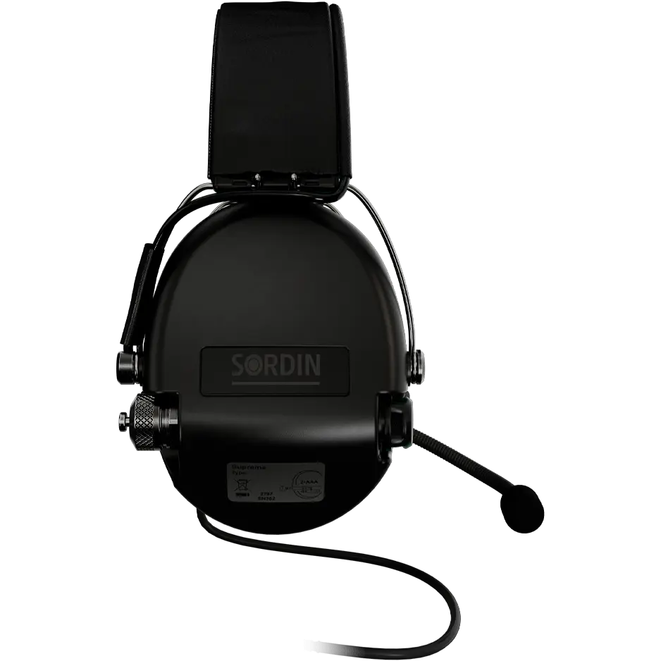 Sordin Supreme MIL CC Active Shooting Earmuff with Nexus TP120 Plug