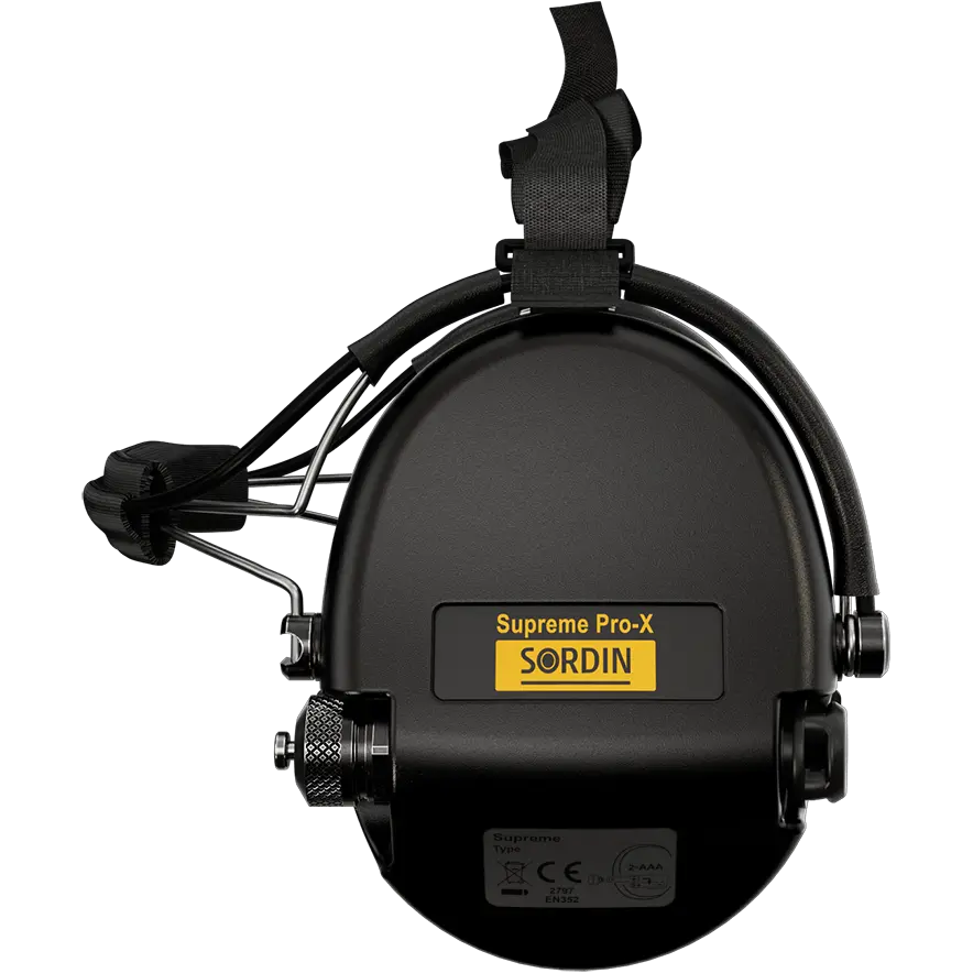 Sordin Supreme Pro-X Active Shooting Earmuff with Neckband