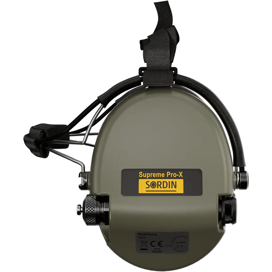 Sordin Supreme Pro-X Active Shooting Earmuff with Neckband