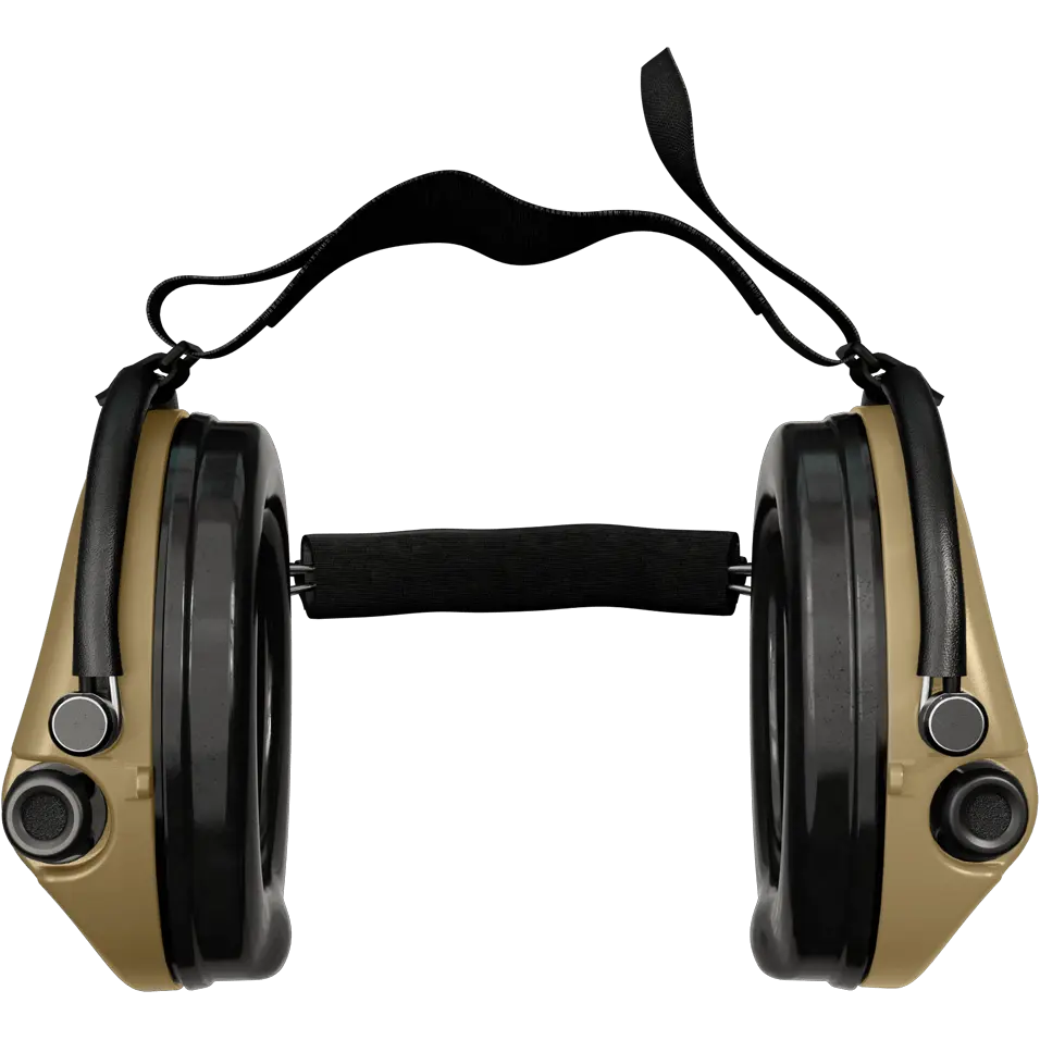 Sordin Supreme MIL AUX Active Shooting Earmuff with Neckband