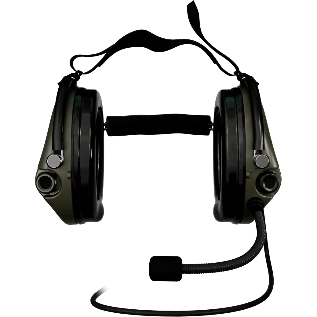 Sordin Supreme MIL CC Active Shooting Earmuff with Neckband & Nexus TP120 Plug