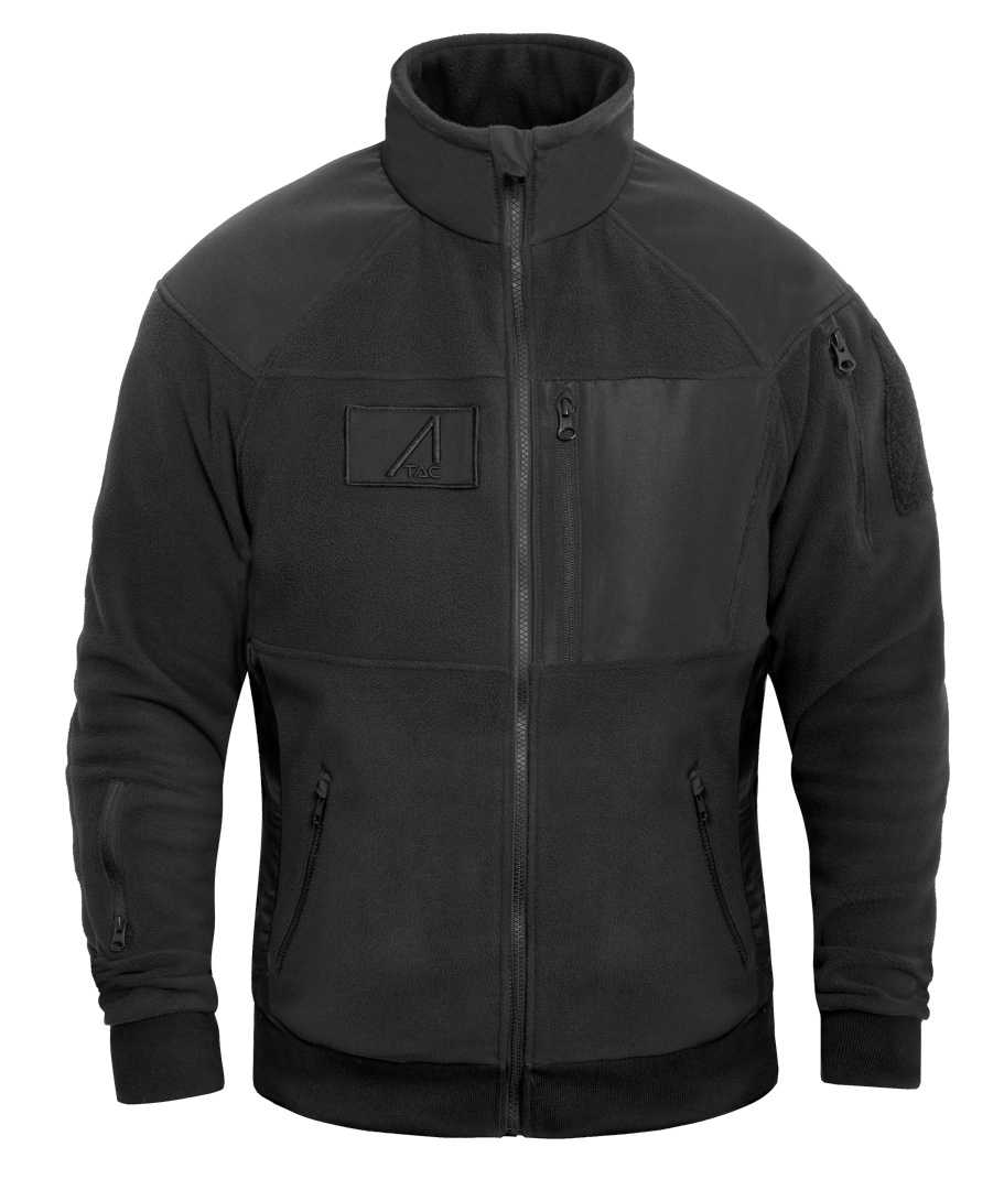 ACE Schakal Tactical Polar Fleece Winter Jacket with 5 Pockets and 2 Patches