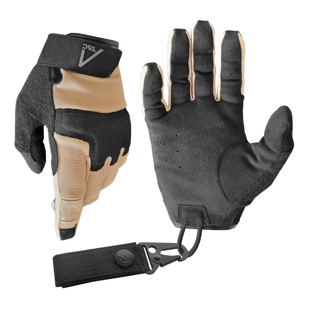 ACE Schakal Tactical Gloves - Secure Fit with Foam Knuckle Padding - Touchscreen Capable