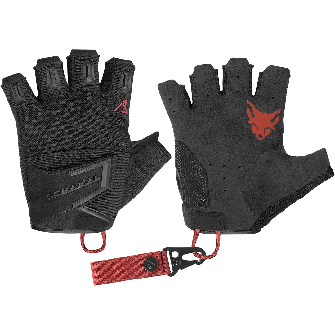 ACE Schakal Tactical Fingerless Gloves – With Padded Knuckles and High Grip Palms