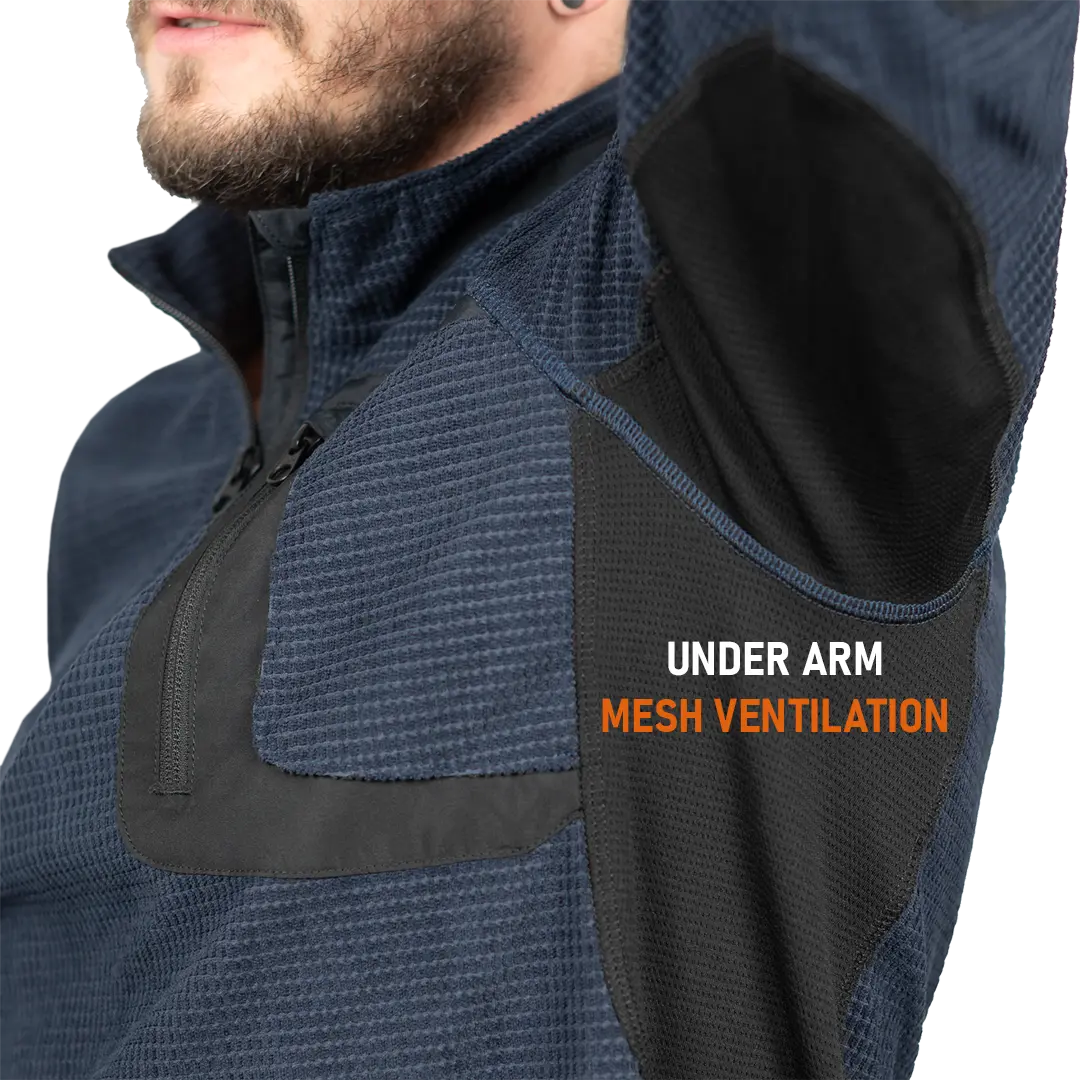 ACE Schakal Tactical Fleece Jacket with Adjustable Waist and Underarm Ventilation