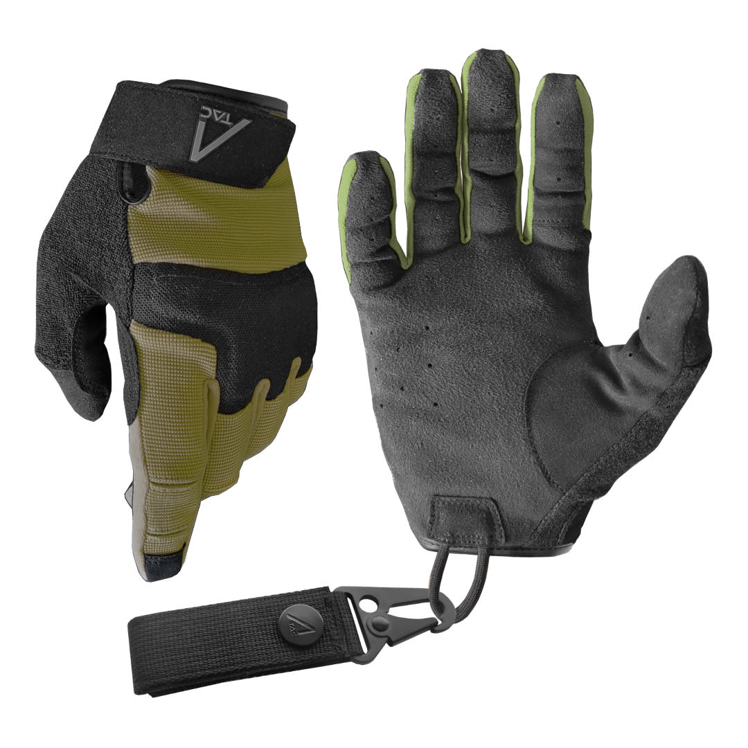 ACE Schakal Tactical Gloves - Secure Fit with Foam Knuckle Padding - Touchscreen Capable