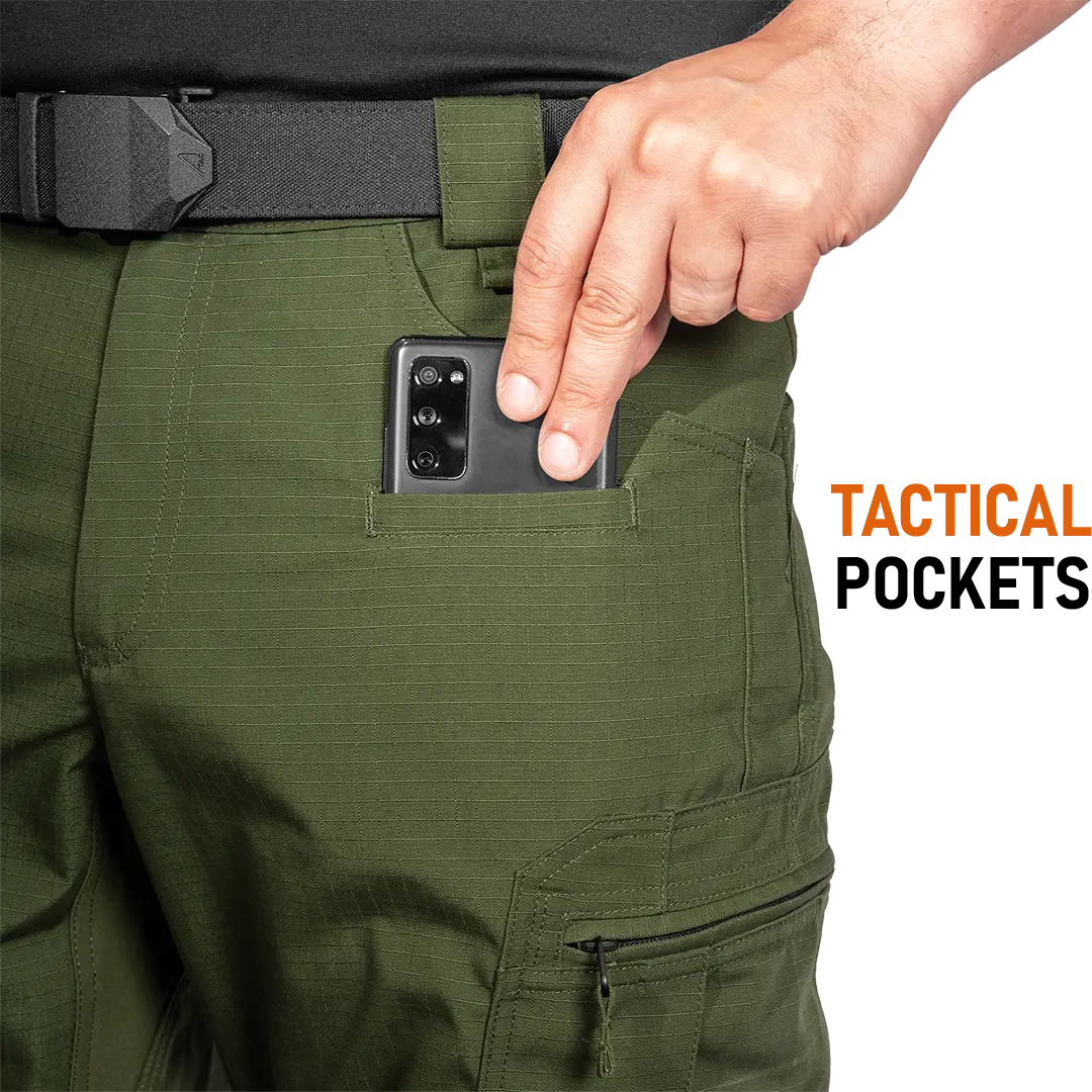 ACE Schakal Tactical Pants with Ripstop Fabric – Water Resistant Cargo Pants