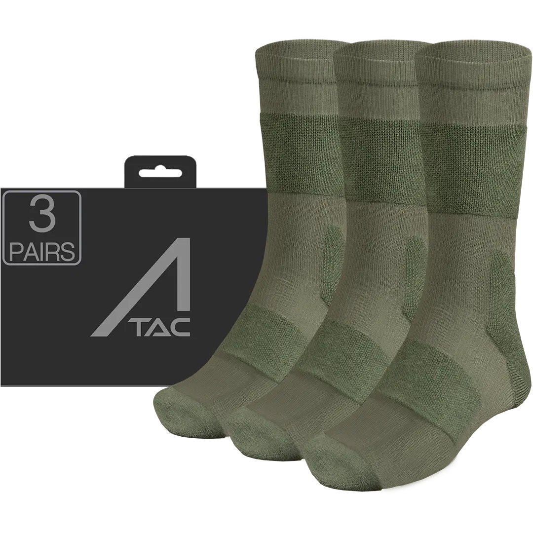 ACE Schakal Tactical Crew Length Socks with Cushioning - 3 Pairs