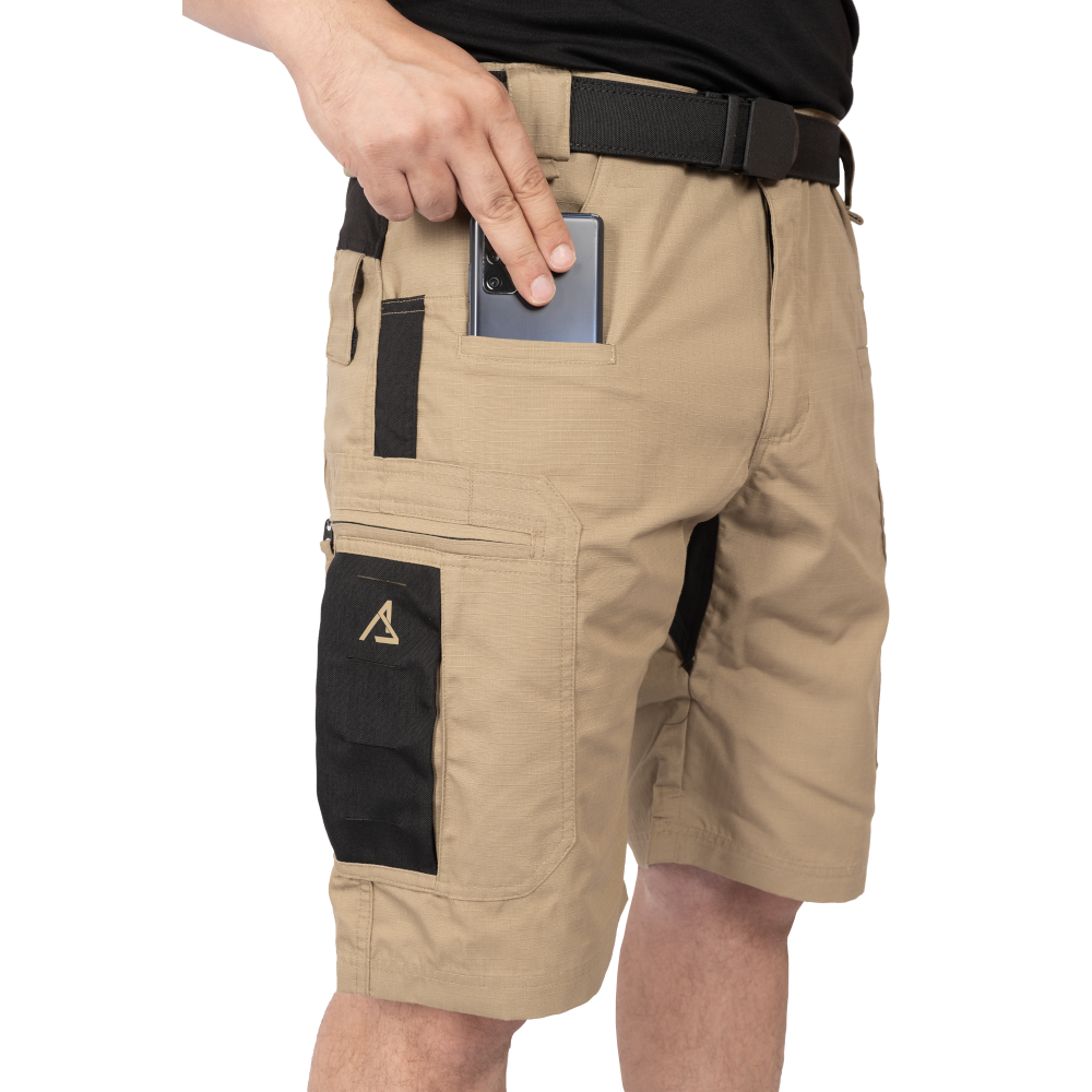 ACE Schakal Tactical Cargo Shorts - Hiking Pants with Stretch Waistband