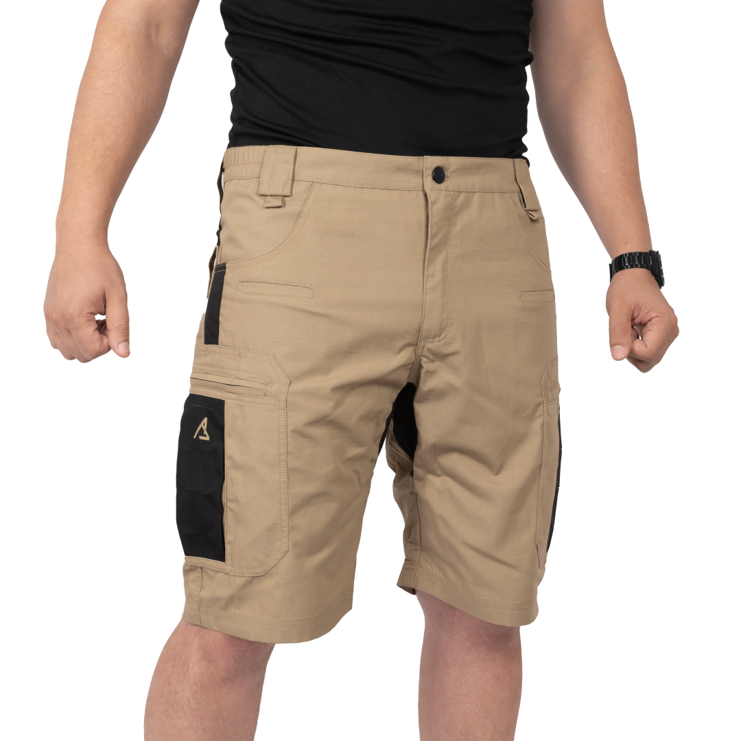 ACE Schakal Tactical Cargo Shorts - Hiking Pants with Stretch Waistband