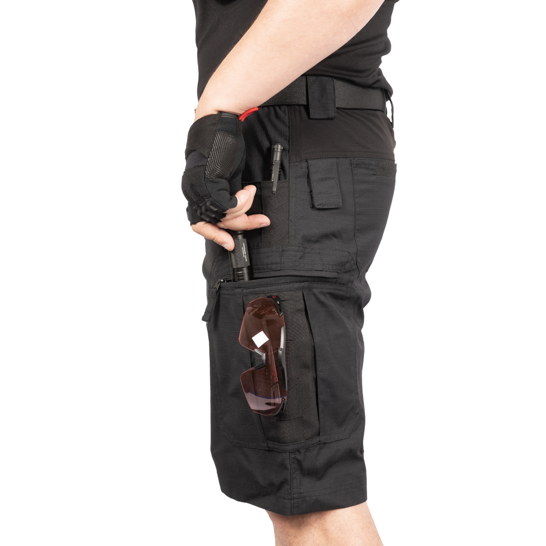 ACE Schakal Tactical Cargo Shorts - Hiking Pants with Stretch Waistband