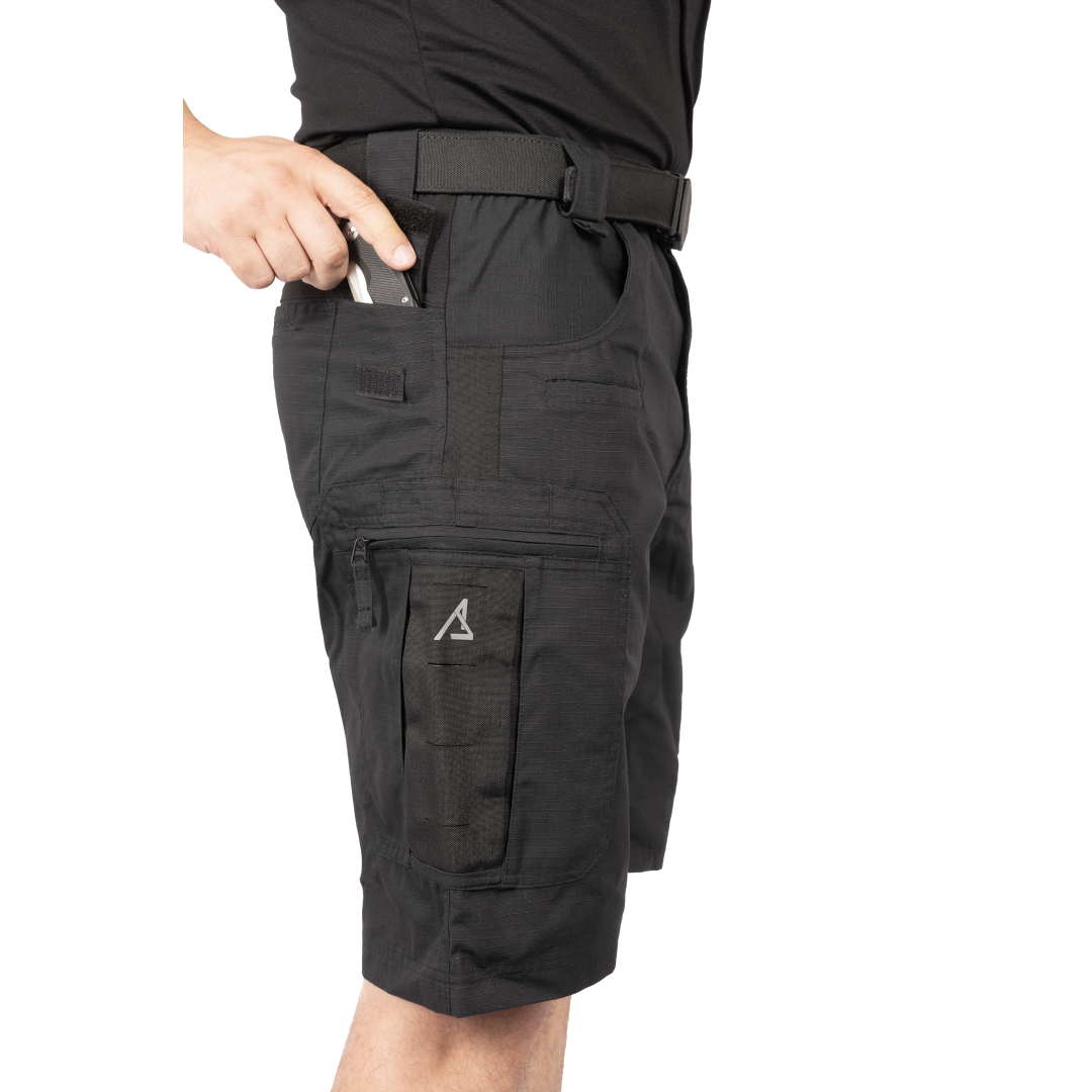 ACE Schakal Tactical Cargo Shorts - Hiking Pants with Stretch Waistband