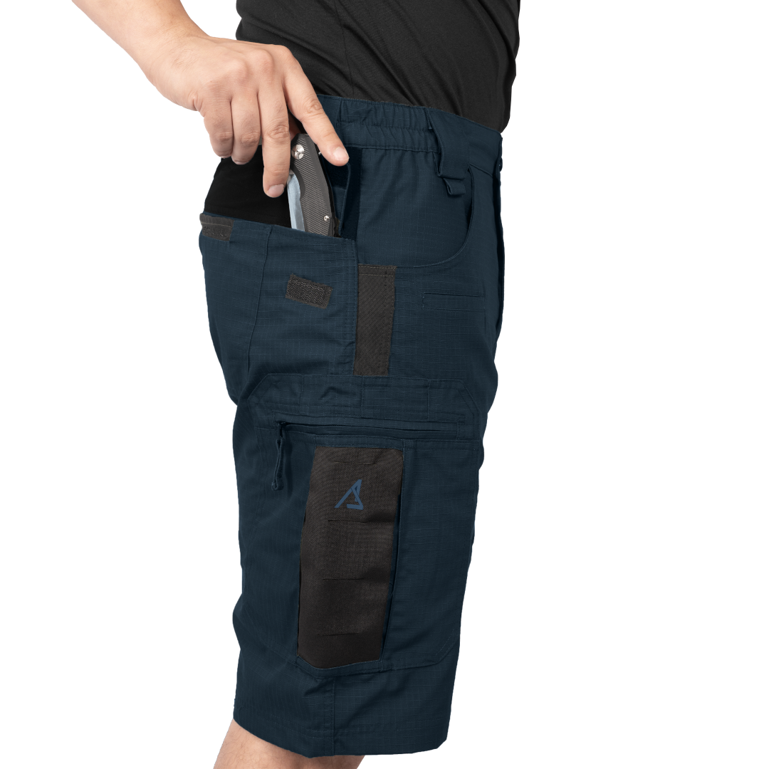 ACE Schakal Tactical Cargo Shorts - Hiking Pants with Stretch Waistband