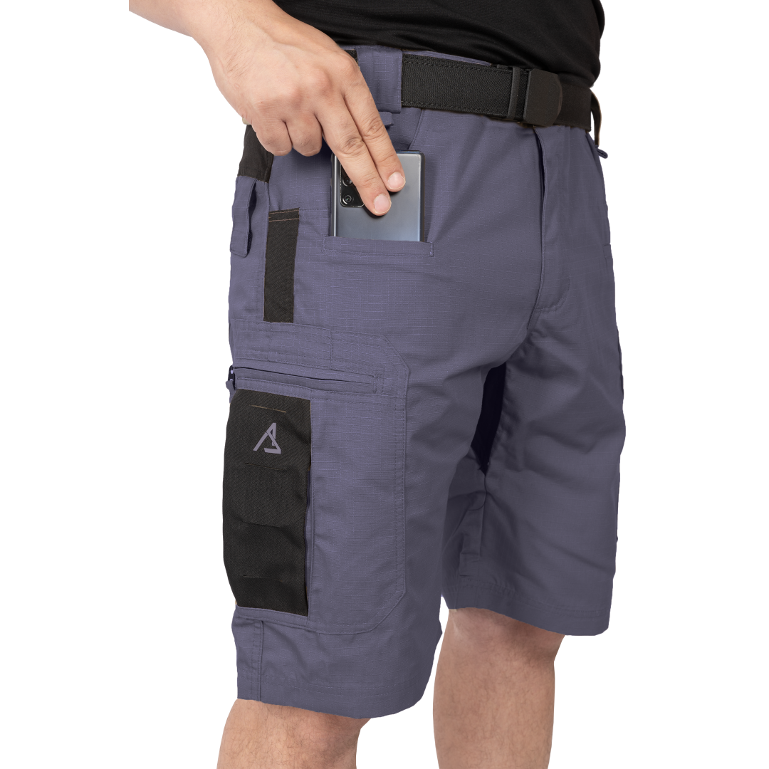 ACE Schakal Tactical Cargo Shorts - Hiking Pants with Stretch Waistband