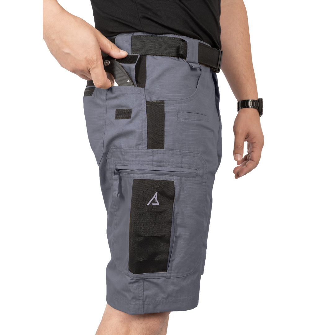 ACE Schakal Tactical Cargo Shorts - Hiking Pants with Stretch Waistband