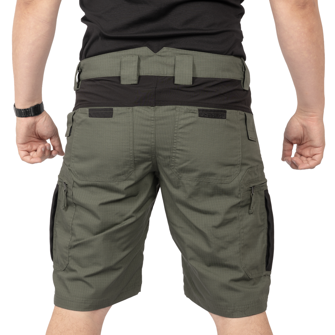 ACE Schakal Tactical Cargo Shorts - Hiking Pants with Stretch Waistband