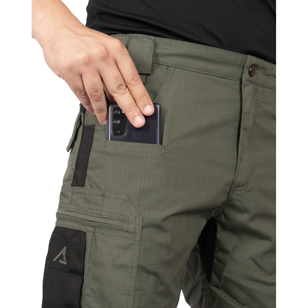 ACE Schakal Tactical Cargo Shorts - Hiking Pants with Stretch Waistband