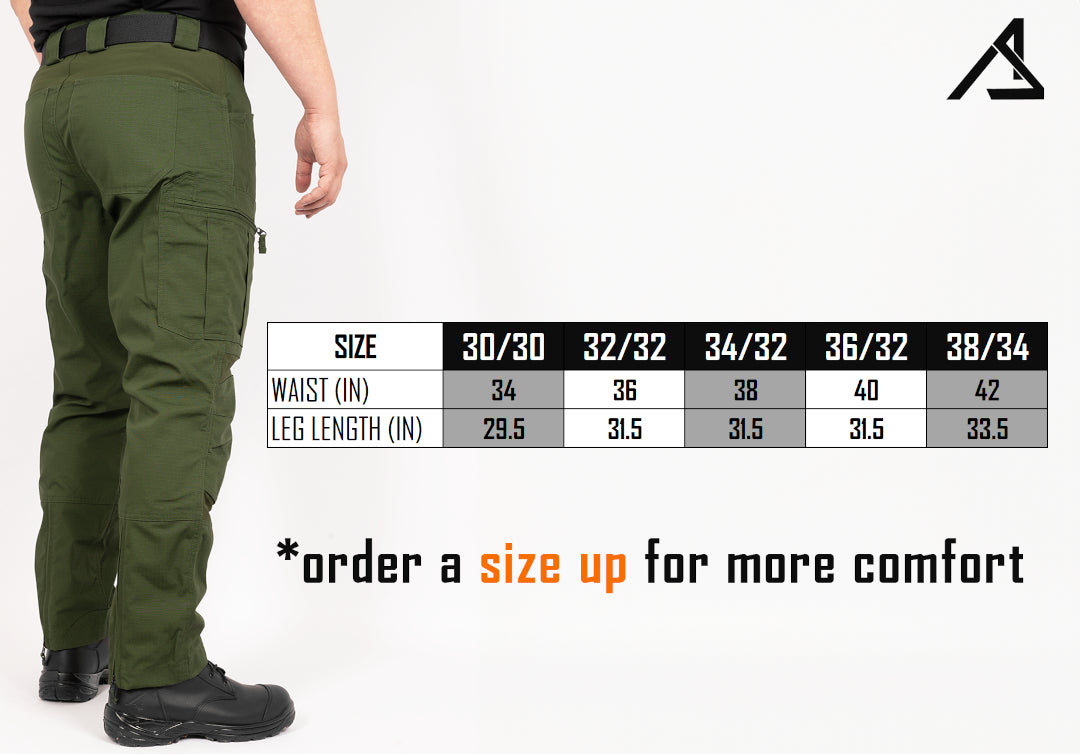 ACE Schakal Tactical Pants with Ripstop Fabric – Water Resistant Cargo Pants