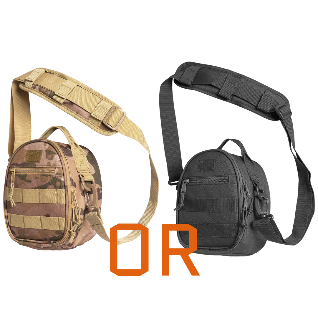 Sordin Supreme Pro-X Active Shooting Earmuff with Gel Cushions, Camo Headband with ACE Schakal Bag